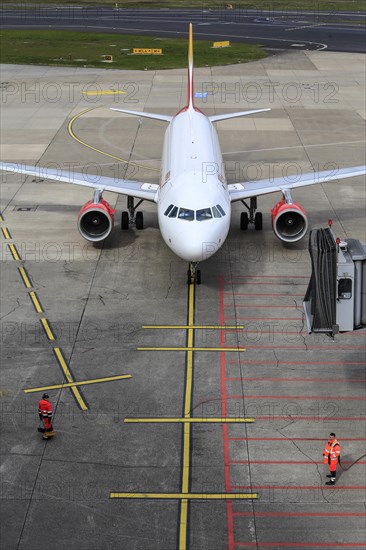 Airplane at the gate