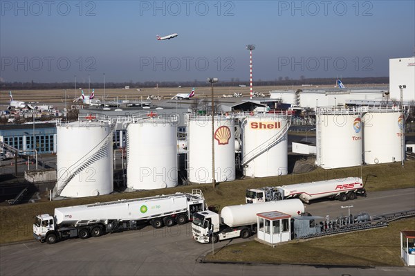 Tank farm at the airport