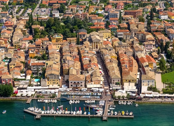 Marina with sailboats