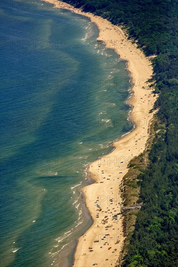 Baltic Sea beach in Kolobrzeg