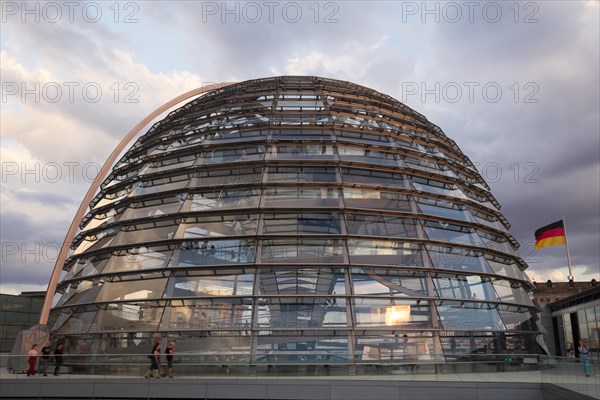 Dome with German flag