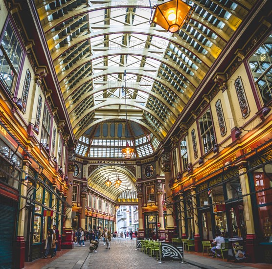 Covered market hall