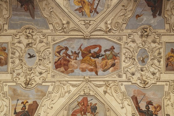 Ceiling painting in the Wallenstein Palace