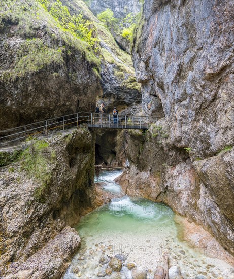 Bridge over Almbach Gorge