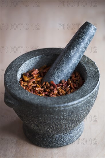 Dried red chillies