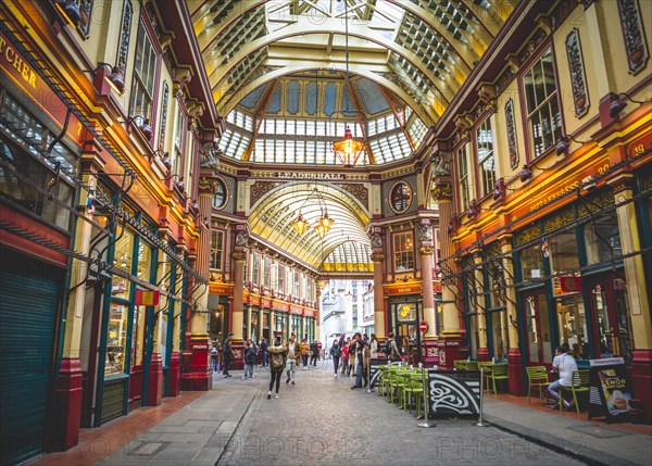 Covered market hall