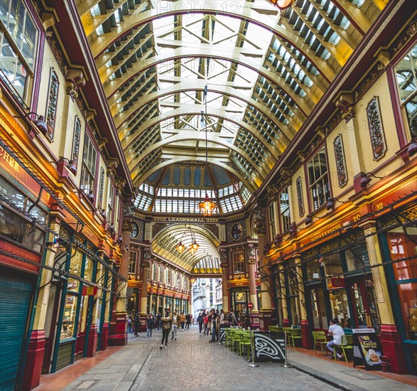 Covered market hall