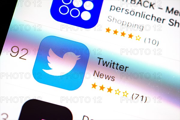 Twitter App in the Apple App Store