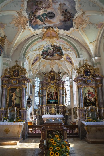 Chancel inside Wilparting Pilgrimage Church