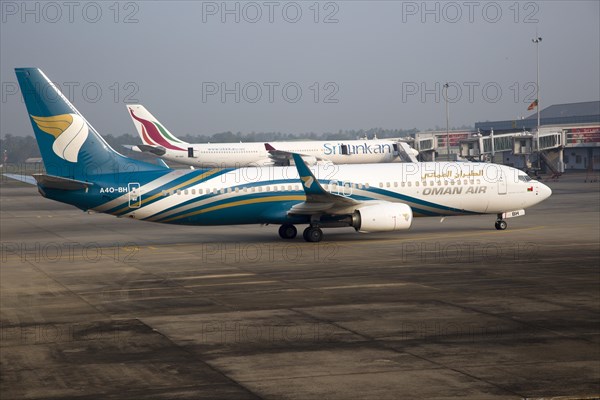 Oman Airways Boeing 737 plane