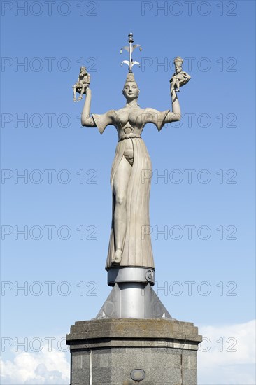 Imperia statue at the harbor entrance