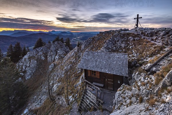 Refuge at the summit of the Schober