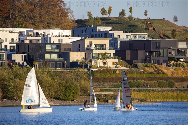 Lake Phoenix in the Dortmund district of Horde