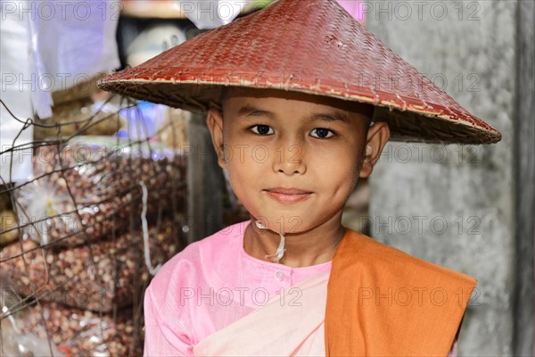 Buddhist young nun