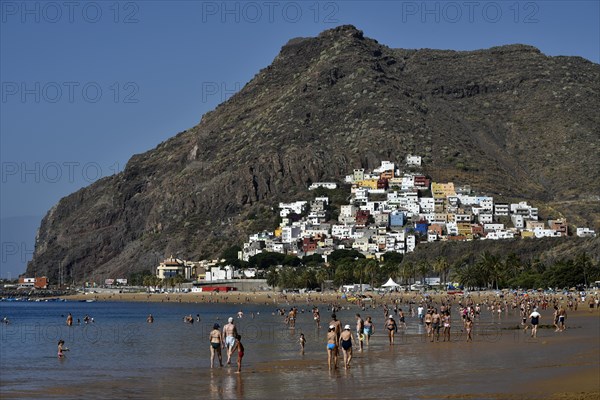 Tourists on the beach