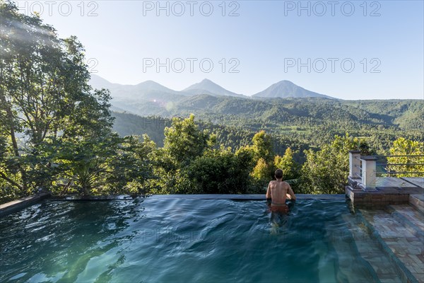 Man looking over the landscape