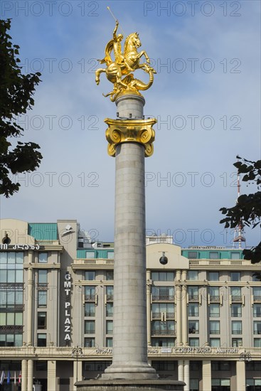 Statue of St George and the dragon