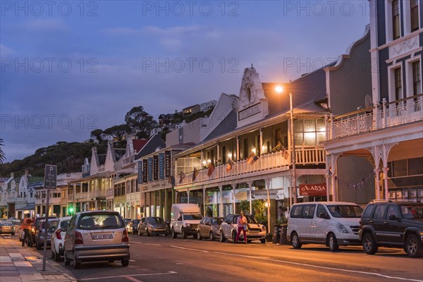 Main Street with Victorian and Cape Dutch houses