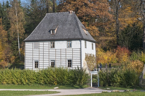 Goethe garden house in the Park at the Ilm