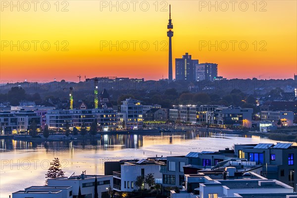 Lake Phoenix in Dortmund's Horde district