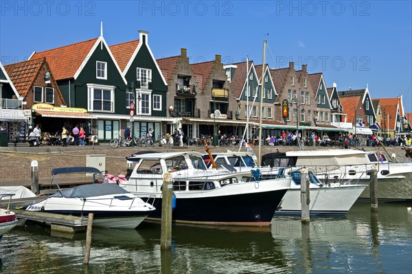 Motorboats at dock