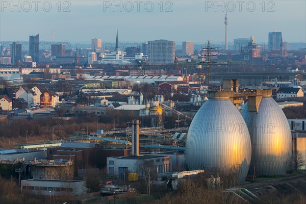 City panorama of Dortmund