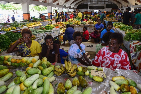 Market stall with vegetables for sale