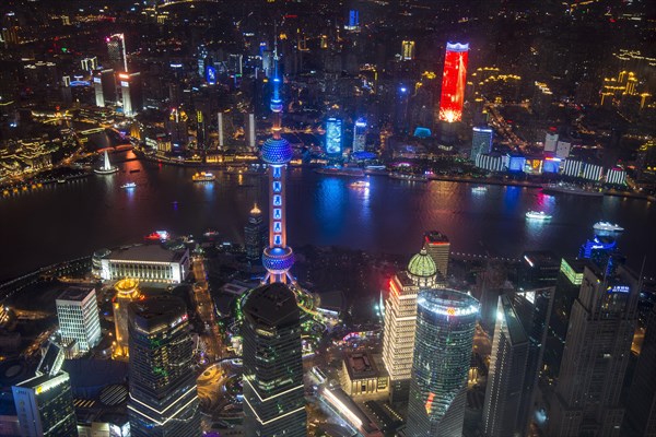 View of Pudong at night