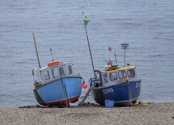 Fishing boats at the beach of