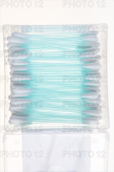 Cotton buds made of plastic