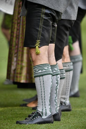 Short lederhosen traditional costume