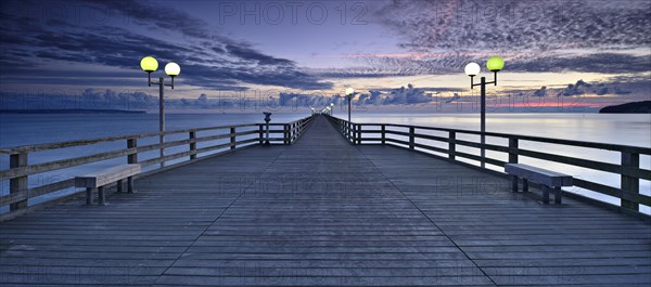 Pier at dawn