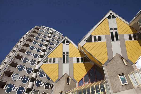 Blaaktoren Tower and Cubic House