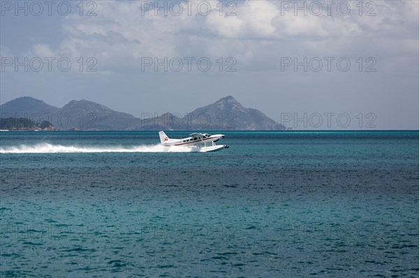 Seaplane in Great Barrier Reef Marine Park