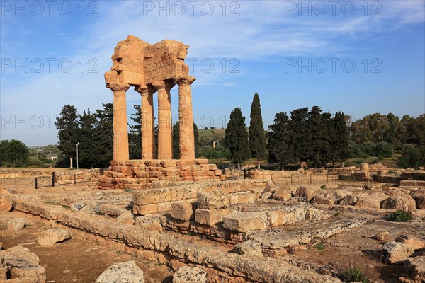 Remains of theTemple of the Dioscuri