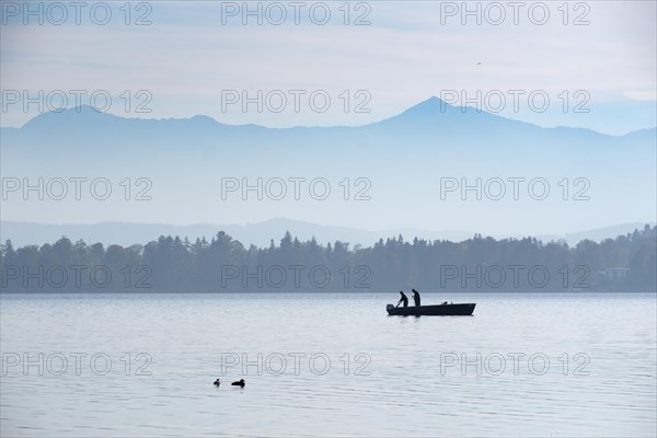 Fisherman in boat