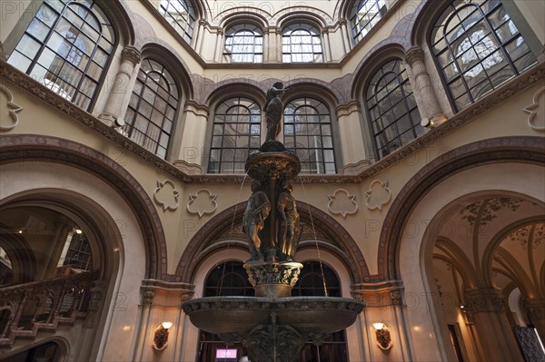 Courtyard with fountain