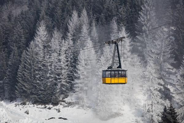 Nebelhornbahn in winter