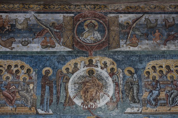 Outside Fresco Jesus as Judge at the Last Judgement