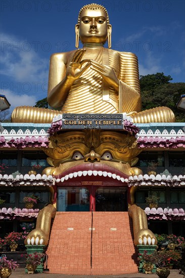 Golden Buddha statue