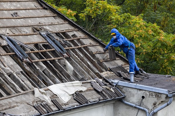 Demolition of an older residential building