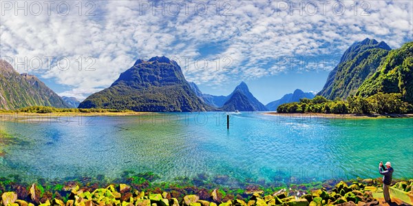 Panorama of Milford Sound