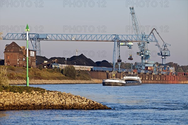 Port of Orsoy on the Lower Rhine