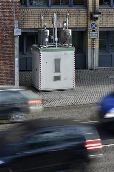 Particulate matter monitoring station at Neckartor