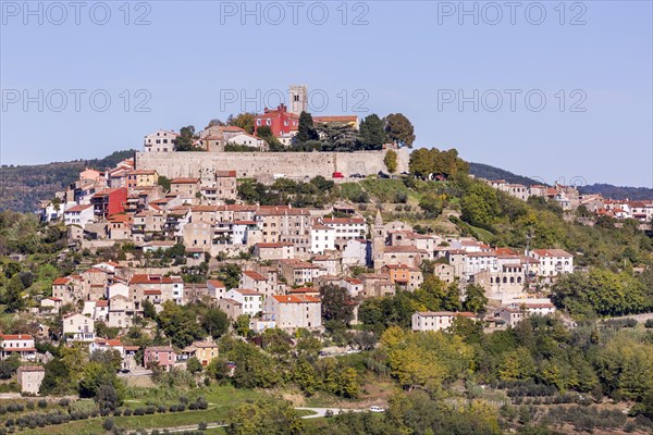 Townscape on hill