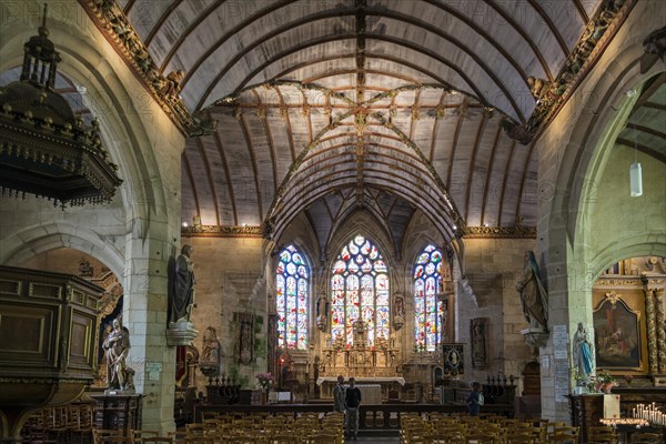 Interior with sanctuary