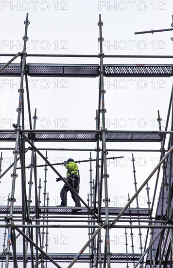 Scaffolders at work