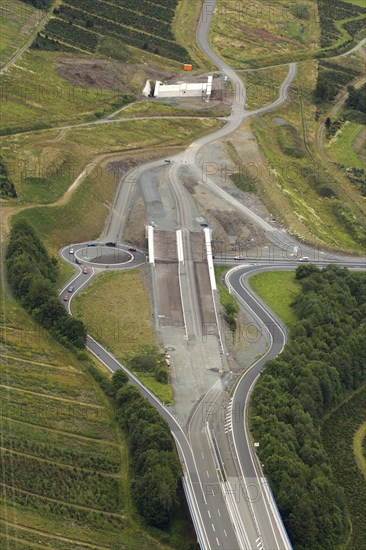 Aerial view, junction of Bestwig