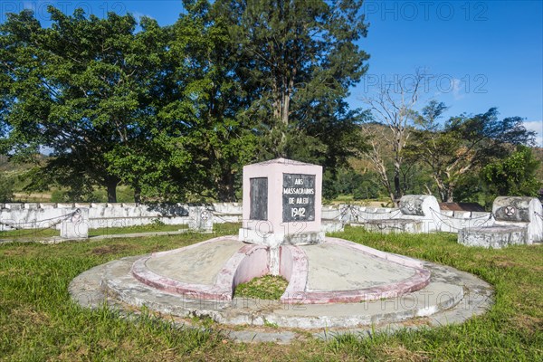 Memorial to the massacre in second worl war 1942