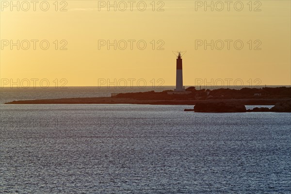 Evening atmosphere at the lighthouse